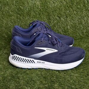 Brooks Beast GTS 23 Mens 11 4E Wide Navy Blue White Max Support Running Shoes